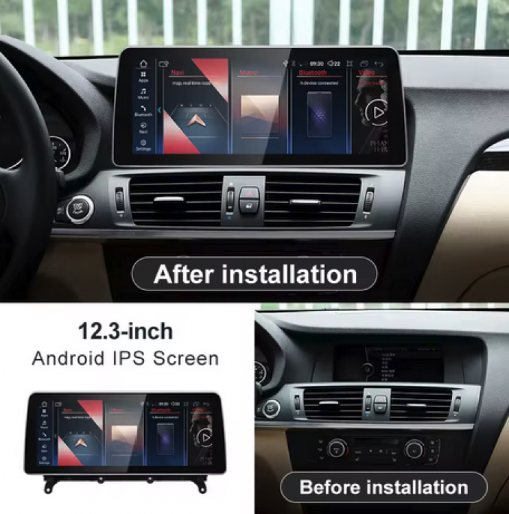 BMW X3 F25 12,3" Android – EVO – CarPlay/AA